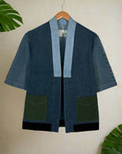 Upcycled Denim Kimono Jacket | K236 - CiceroniKimonoUn Denim