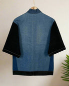 Upcycled Denim Kimono Jacket | K238 - CiceroniKimonoUn Denim
