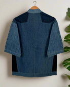 Upcycled Denim Kimono Jacket | K243 - CiceroniKimonoUn Denim
