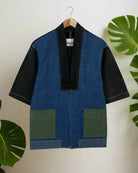 Upcycled Denim Kimono Jacket | K248 - CiceroniKimonoUn Denim