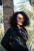 Upcycled Handwoven Copenhagen Trench - Green - CiceroniTrench CoatThe Terra Tribe