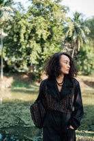 Upcycled Handwoven Copenhagen Trench - Green - CiceroniTrench CoatThe Terra Tribe