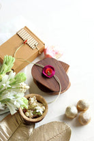 Upcycled Rakhi - Circular - Orange - CiceroniRakhiLukka Chuppi