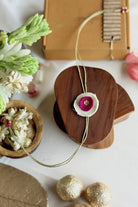 Upcycled Rakhi - Circular - Pink - CiceroniRakhiLukka Chuppi