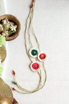 Upcycled Rakhi - Circular (Set of 3) - White - CiceroniRakhiLukka Chuppi