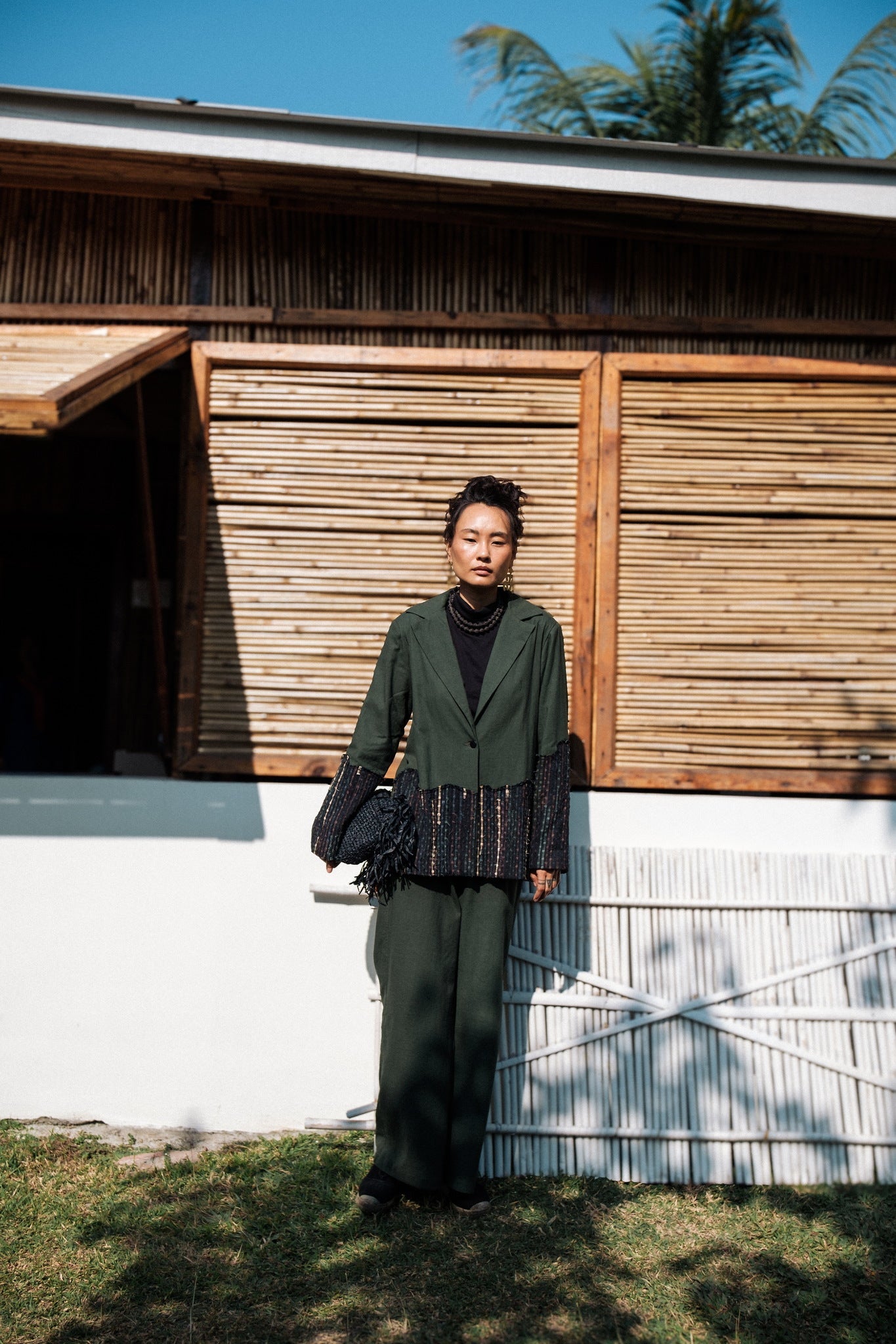 Upcycled Sailor Flared Pants - Black - CiceroniPantsThe Terra Tribe