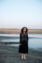 Upcycled Seattle Wrap Long Dress - Green - CiceroniDressesThe Terra Tribe