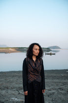 Upcycled Seattle Wrap Long Dress - Green - CiceroniDressesThe Terra Tribe