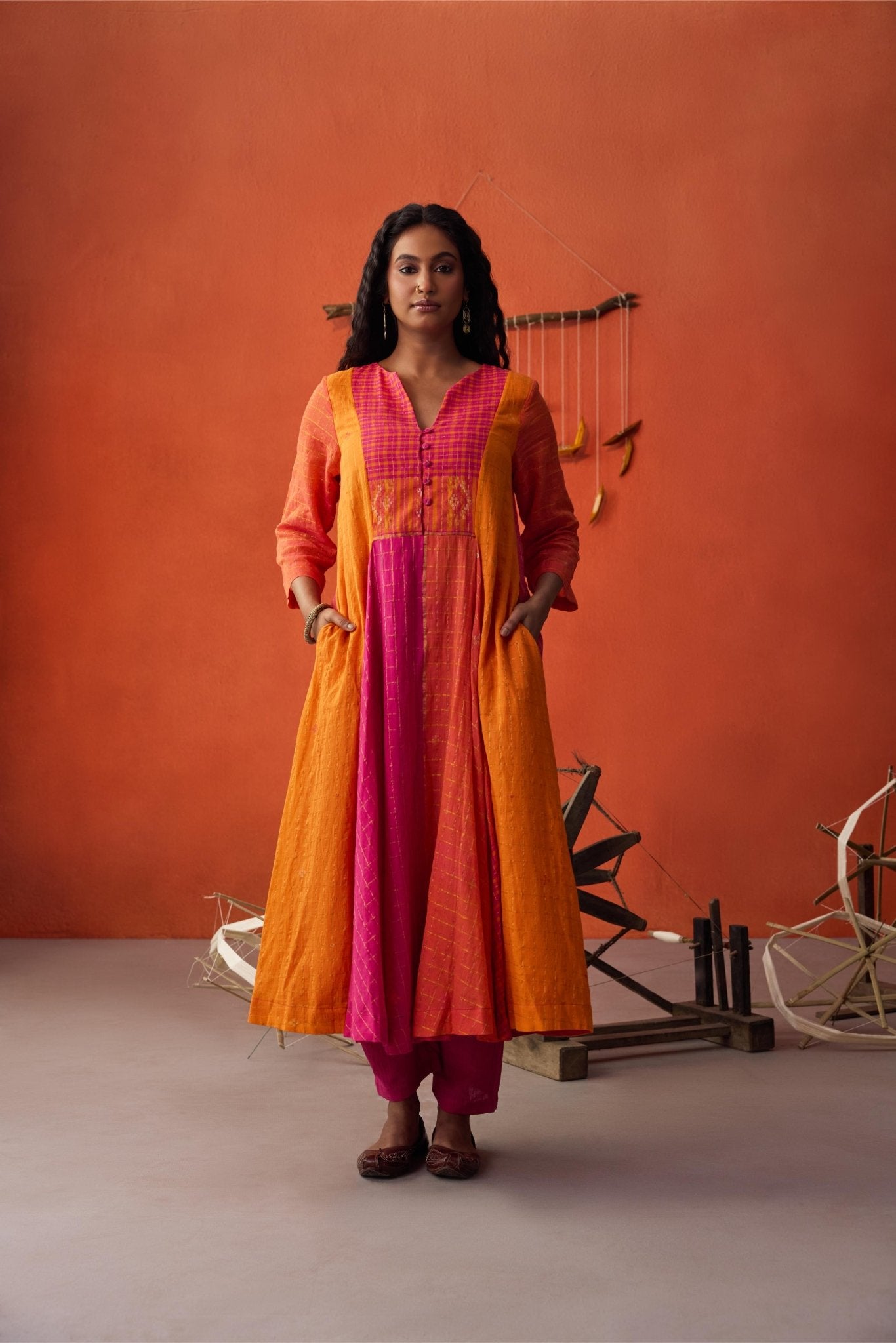 Usha Co-ord Set - CiceroniKurta Set, Everyday WearGulmohar Calcutta