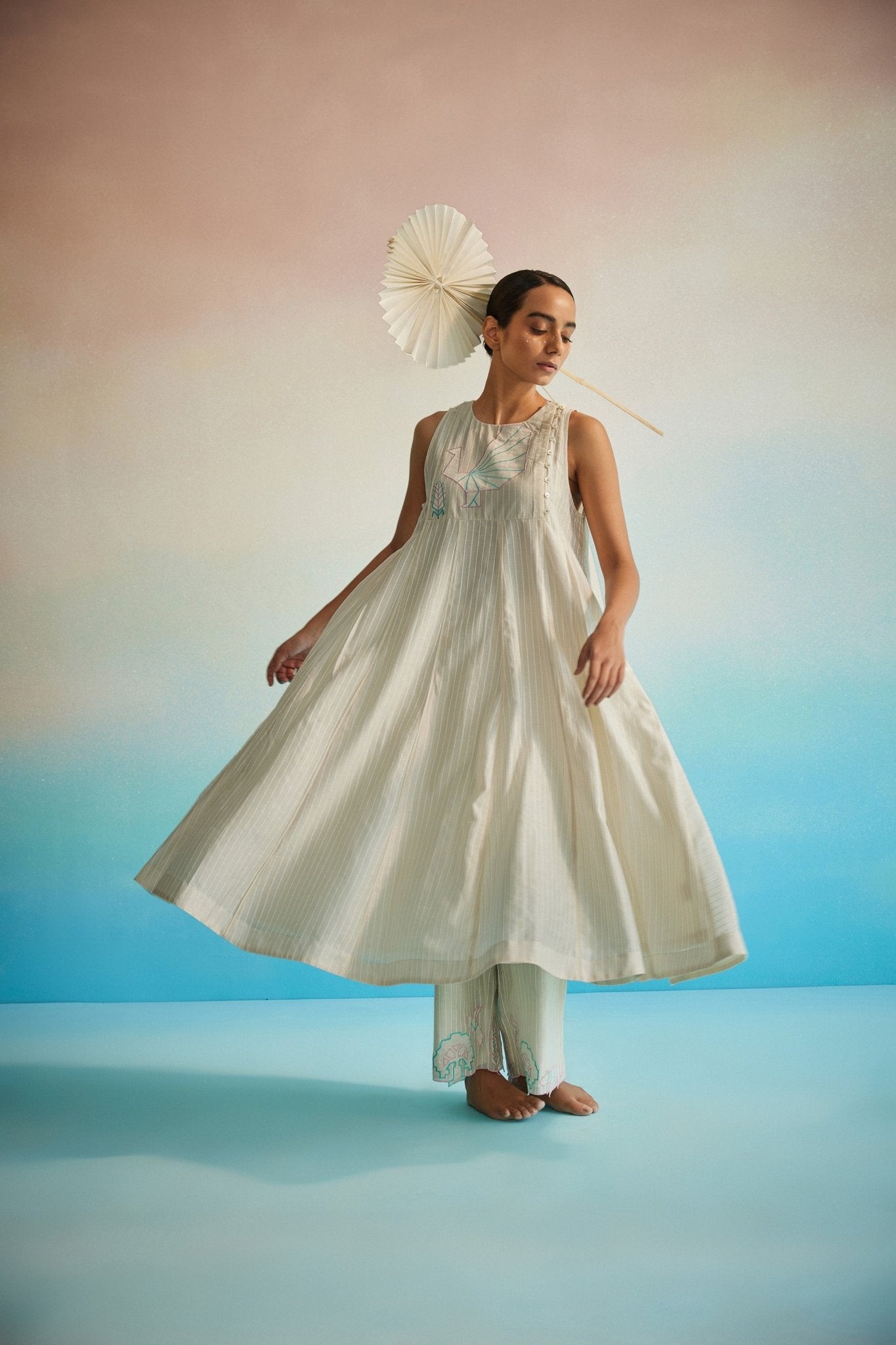 Utsuroi Halter Dress Set - CiceroniKurta Set, Everyday WearAhmev