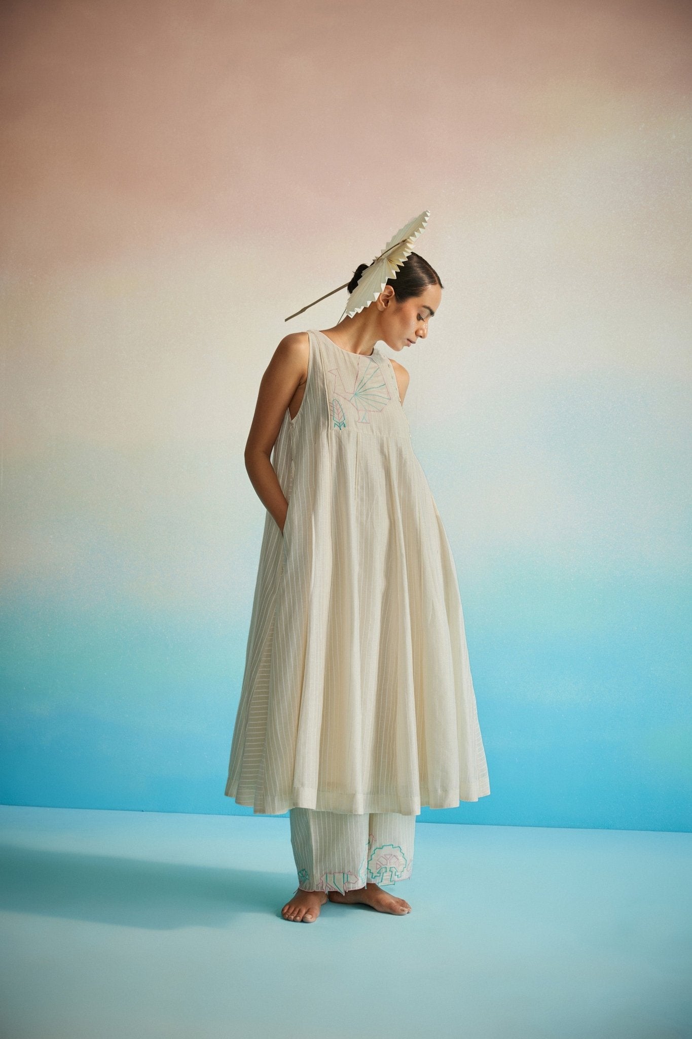 Utsuroi Halter Dress Set - CiceroniKurta Set, Everyday WearAhmev