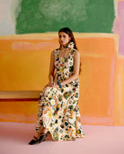 Valentine Maxi Dress in Kakapo Print - CiceroniDressesHappi Space