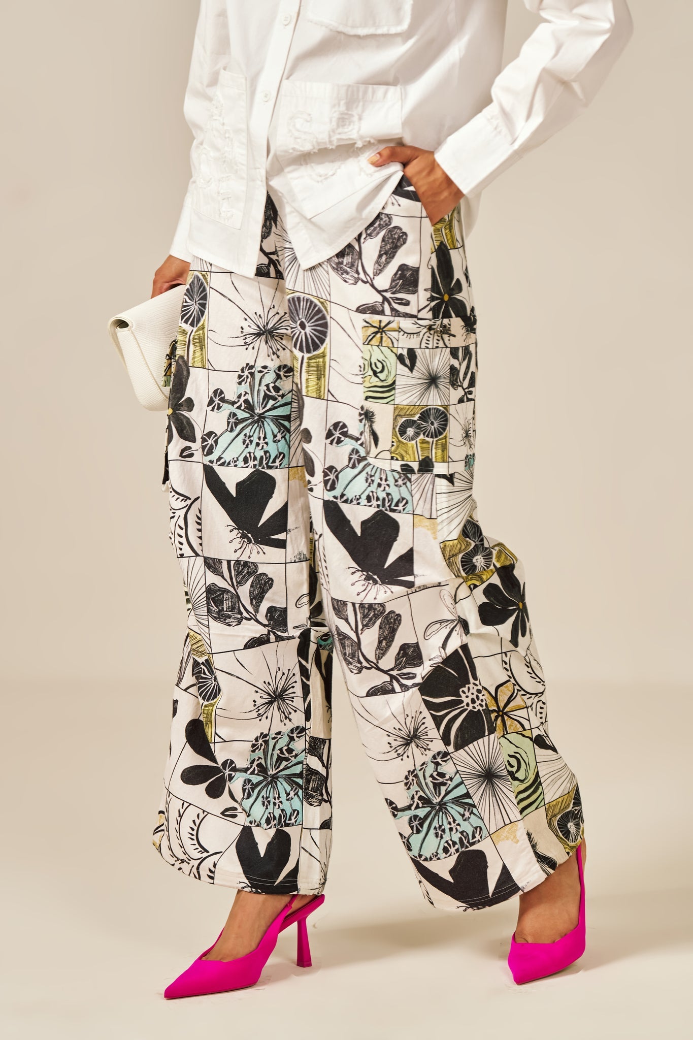 Van Gogh Parachute Pants - CiceroniPantsSpace