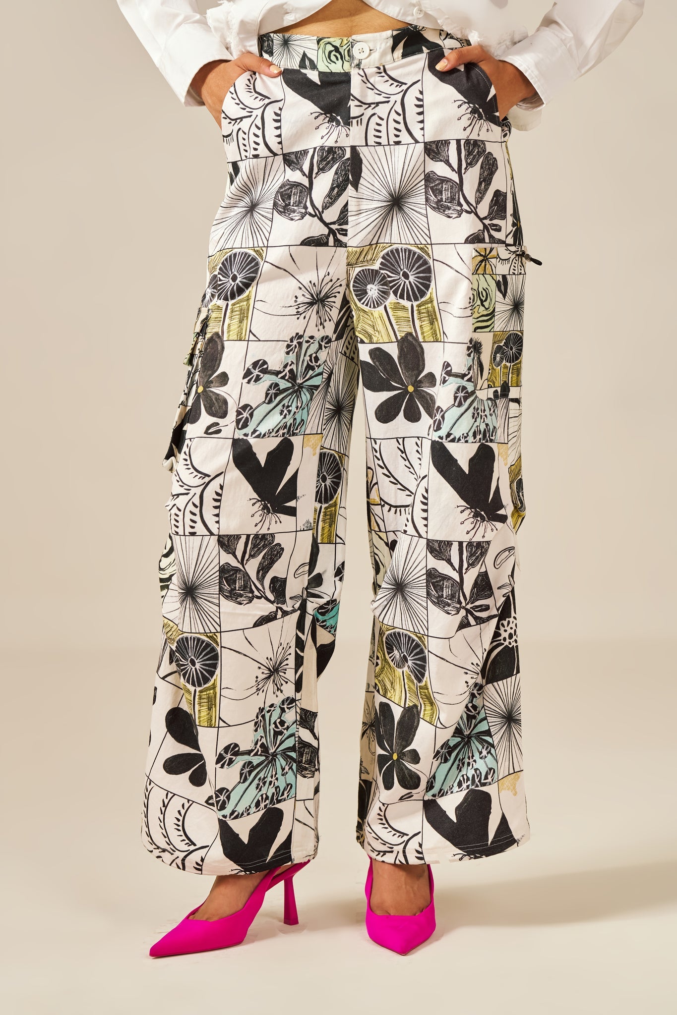 Van Gogh Parachute Pants - CiceroniPantsSpace