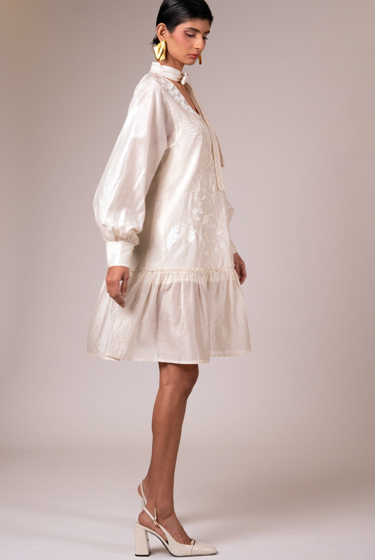 Vana - Snowy Short Dress - CiceroniDressesMadder Much