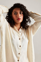 Vanilla Co - Linen Classic Shirt Set - CiceroniCo - ord SetSaphed