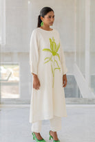 Vanilla Mist Embroidered Kurta Set - CiceroniKurta Set, Everyday WearSilai Studio