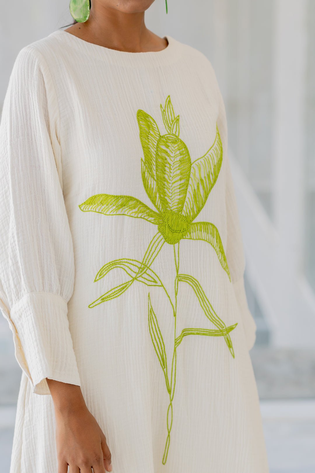 Vanilla Mist Embroidered Kurta Set - CiceroniKurta Set, Everyday WearSilai Studio