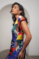 Varen Draped Mini Dress - CiceroniDressesAdvait