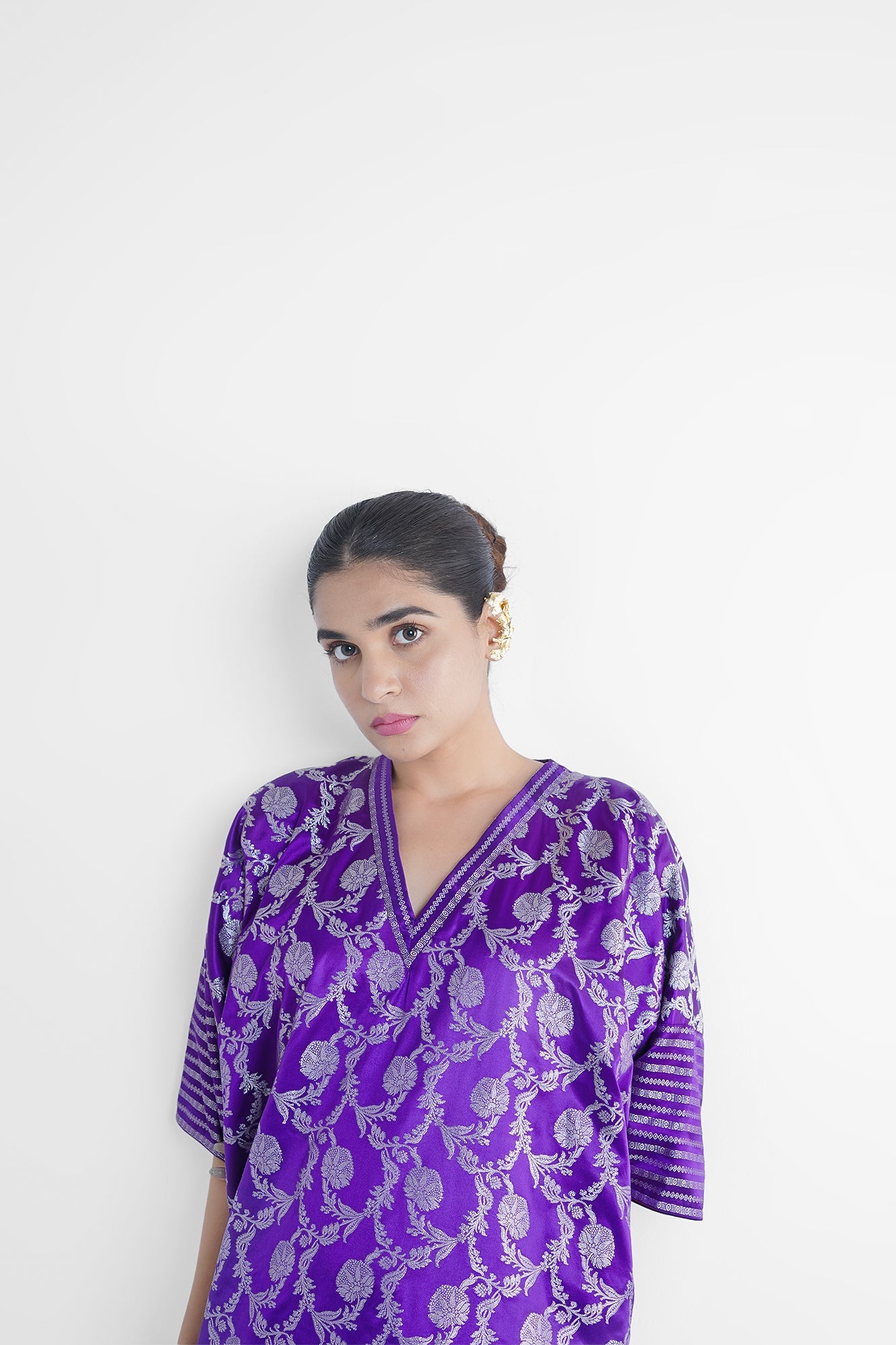 Varga Kaftan Dress in Purple - CiceroniKaftanShriya Singhi