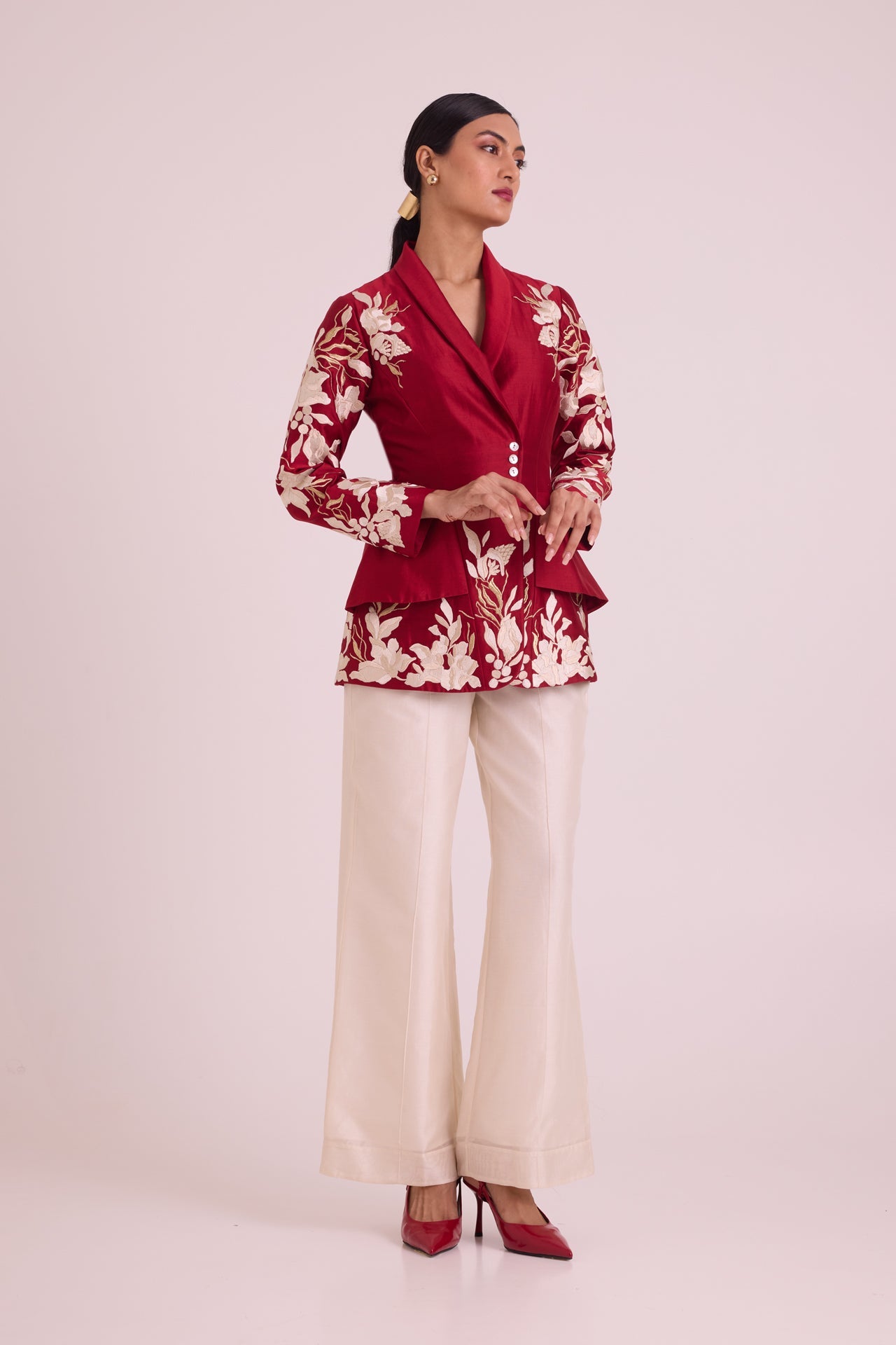 Vasco - Flap Floral Blazer + Pants - CiceroniJacket SetMadder Much