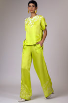 Vega - Scalloped Neck Top & Retro Pants - CiceroniCo-ord SetMadder Much