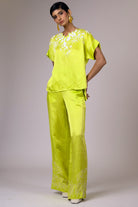 Vega - Scalloped Neck Top & Retro Pants - CiceroniCo-ord SetMadder Much