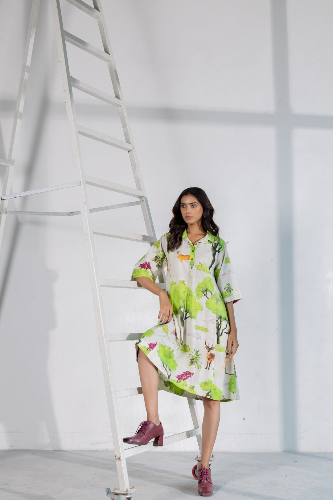 Verdant Safari Dress - CiceroniShirt DressSilai Studio