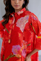 Vermilion Orchids Dress - CiceroniDressesSilai Studio