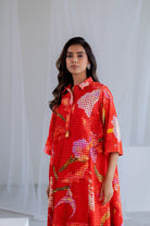 Vermilion Orchids Dress - CiceroniDressesSilai Studio