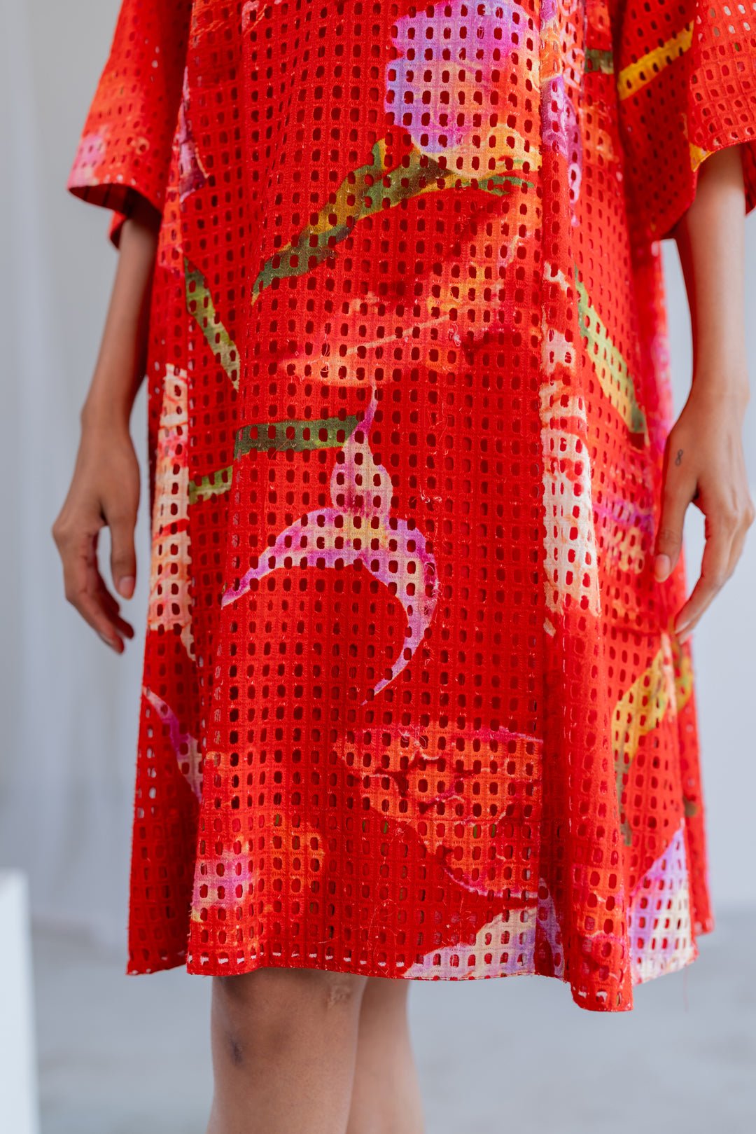 Vermilion Orchids Dress - CiceroniDressesSilai Studio