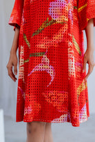 Vermilion Orchids Dress - CiceroniDressesSilai Studio