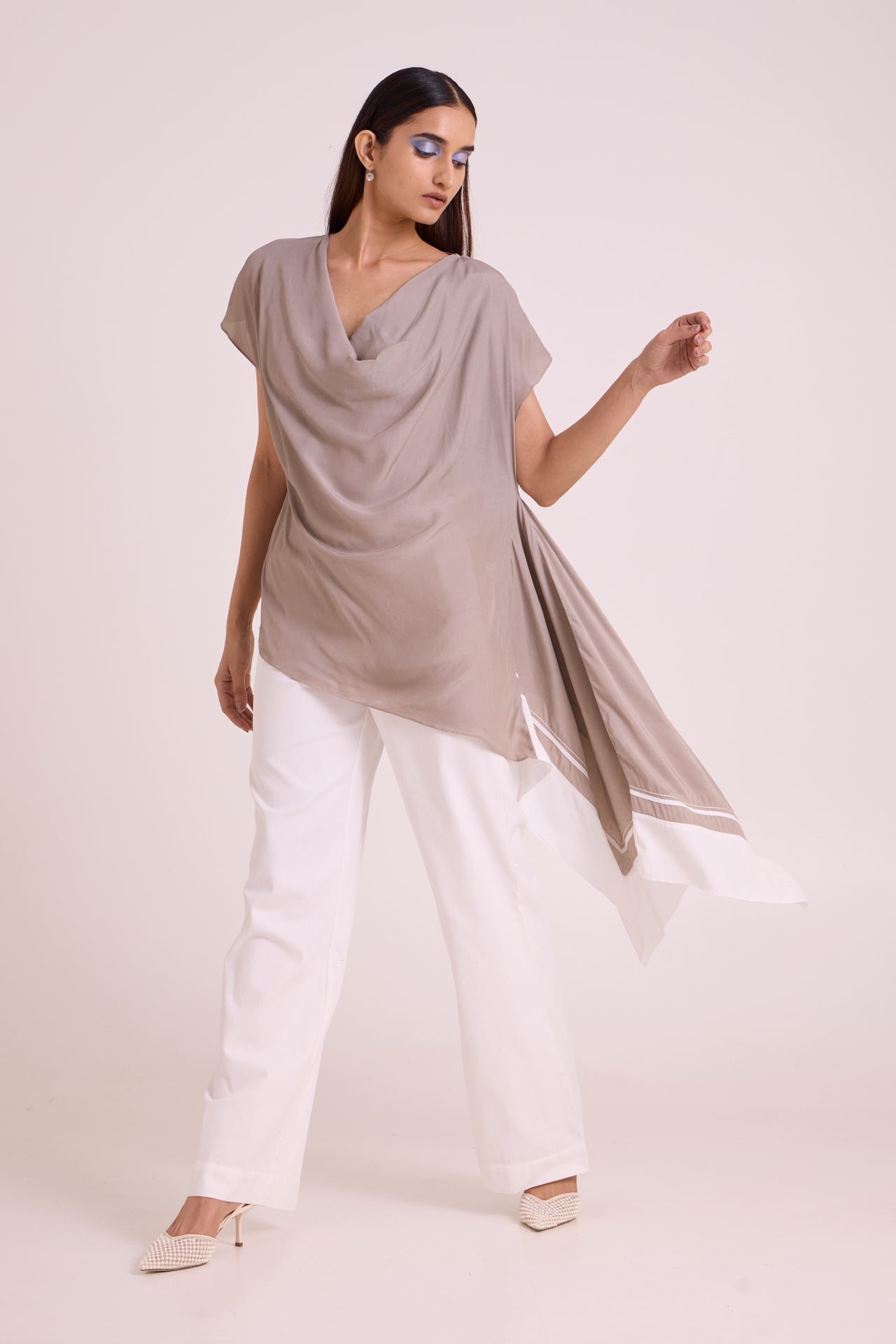 Vesa - Graphite Cowl Top & Pant Set - CiceroniCo-ord SetMadder Much