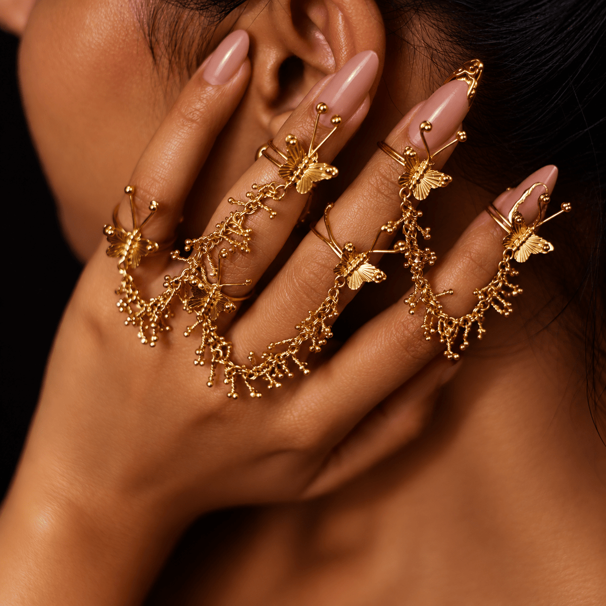 Vinewings Nail Ring Model - CiceroniNail RingKalon Art Jewellery