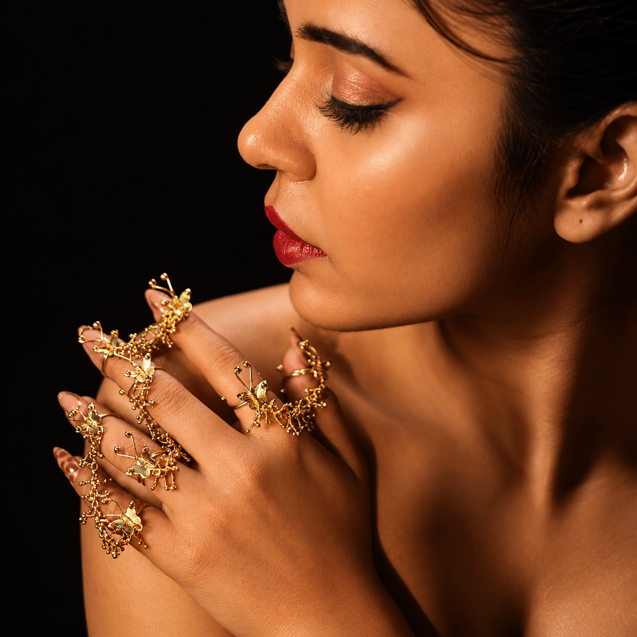 Vinewings Nail Ring Model - CiceroniNail RingKalon Art Jewellery