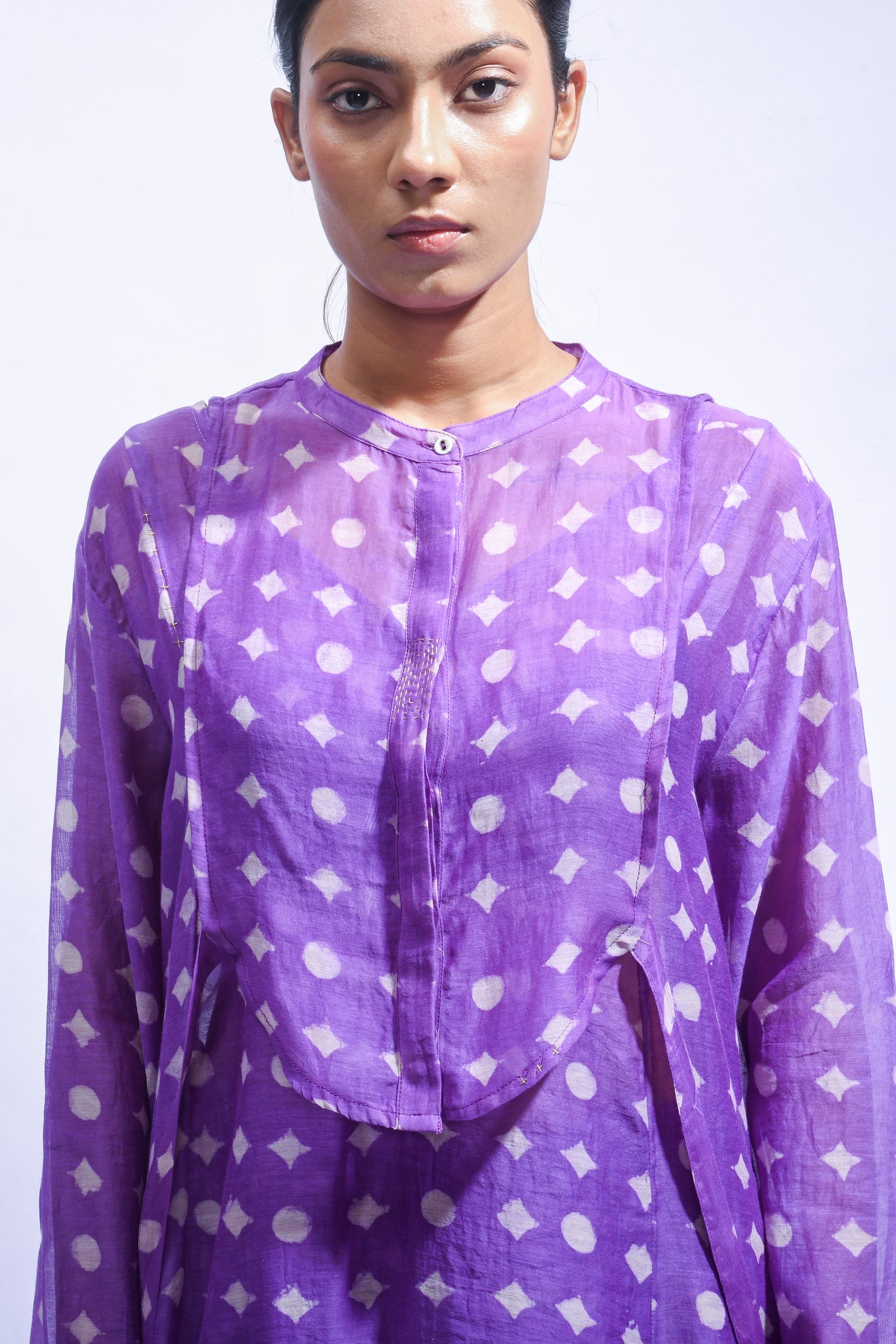 Violet Block Set - CiceroniKurta Set, Everyday WearJayati Goenka