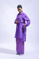 Violet Geometry Set - CiceroniKurta Set, Everyday WearJayati Goenka