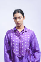Violet Geometry Set - CiceroniKurta Set, Everyday WearJayati Goenka