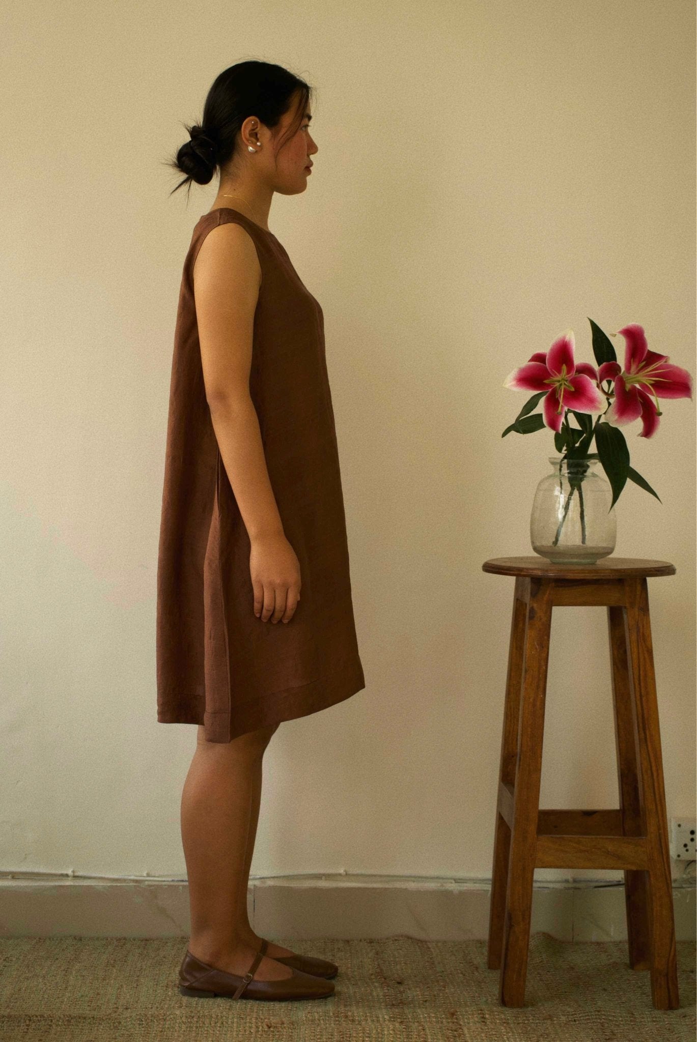 Walnut Shift Dress - CiceroniDresseswith N.