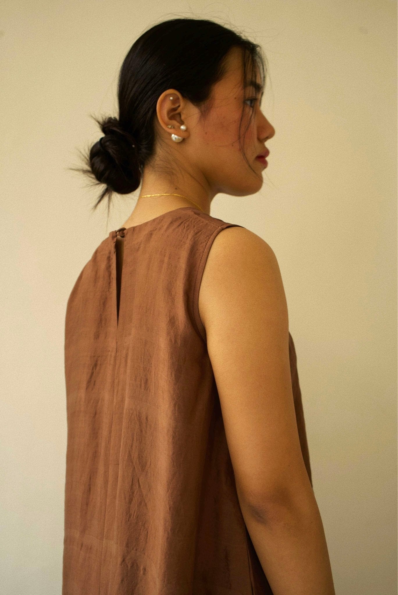 Walnut Shift Dress - CiceroniDresseswith N.