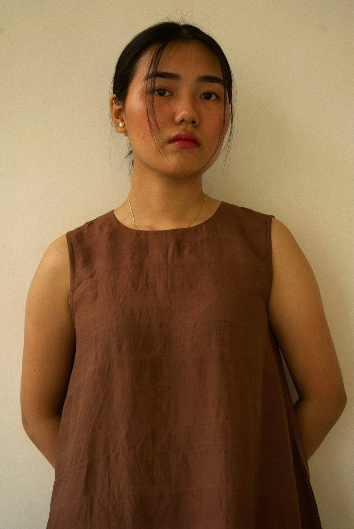 Walnut Shift Dress - CiceroniDresseswith N.