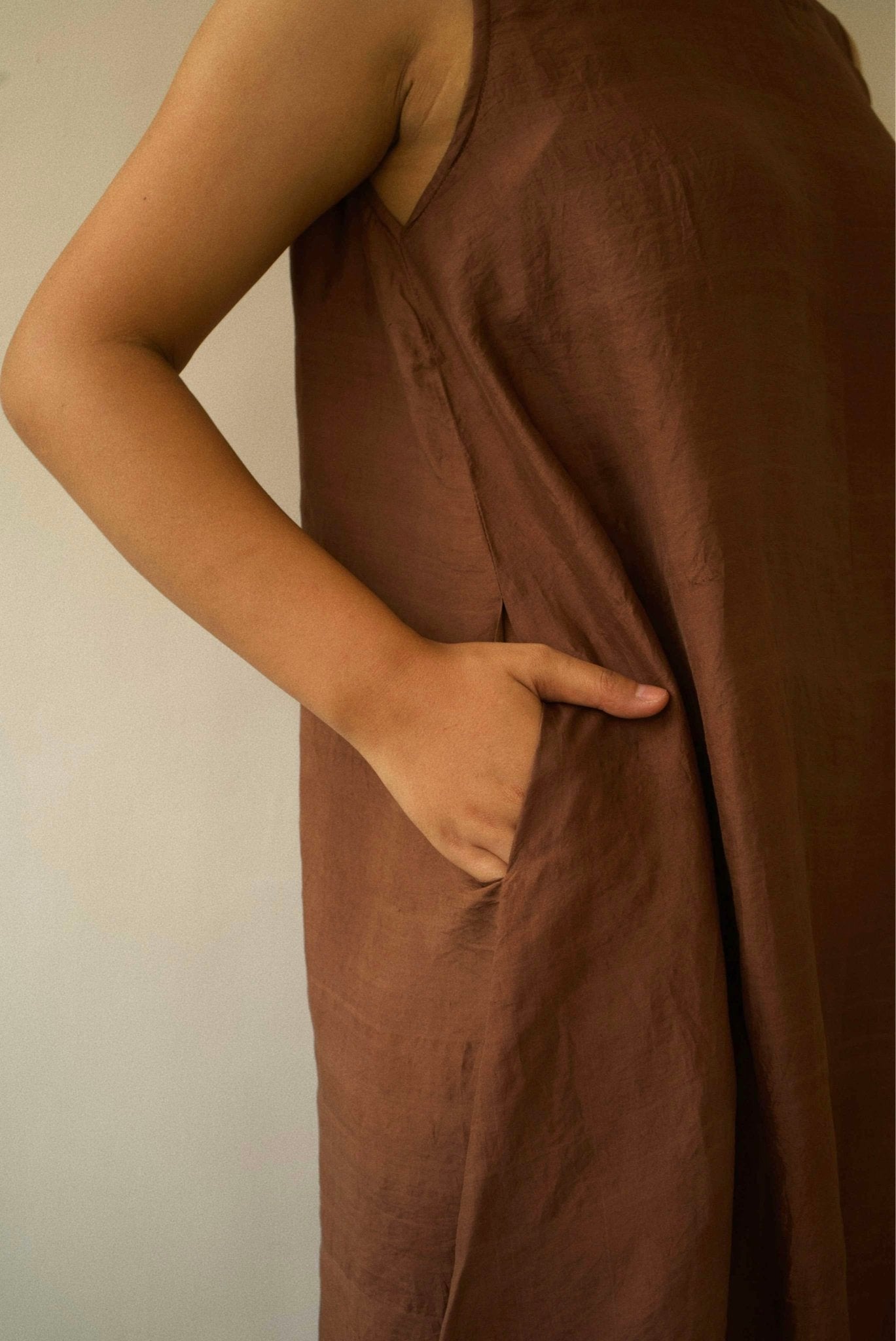 Walnut Shift Dress - CiceroniDresseswith N.