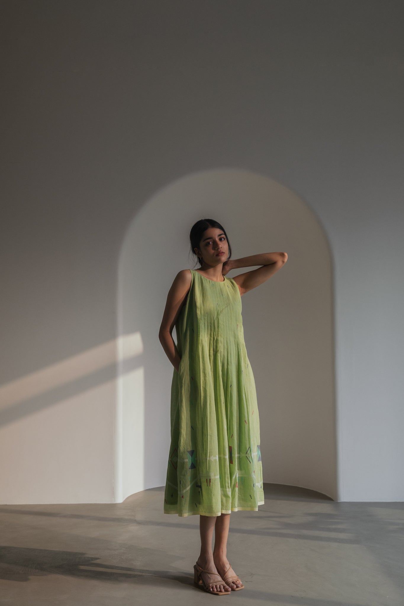 Wander Jamdani Dress - CiceroniDressesAmbrosia