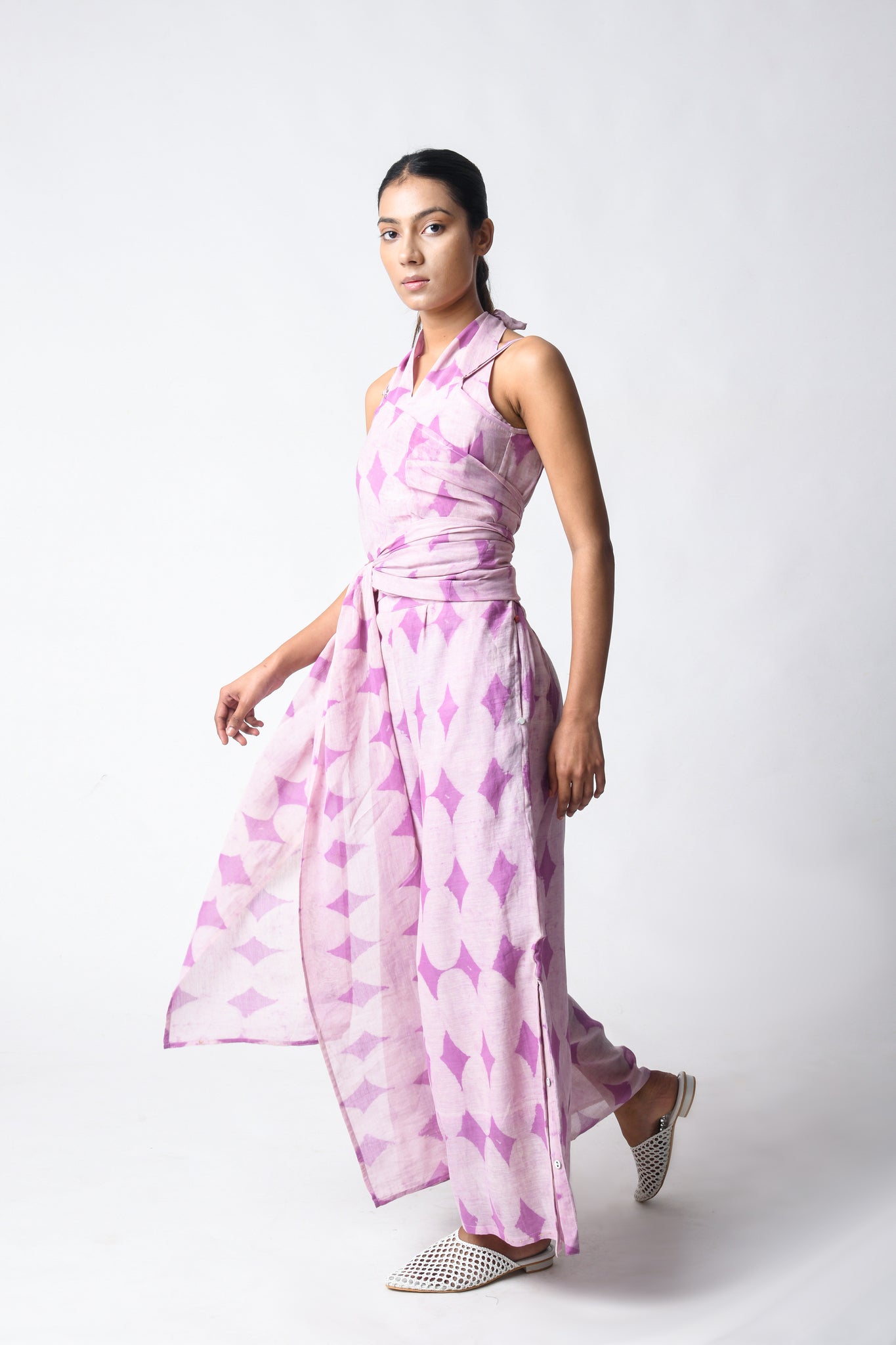 Waspie Coral Plum Set - CiceroniCo - ord SetJayati Goenka