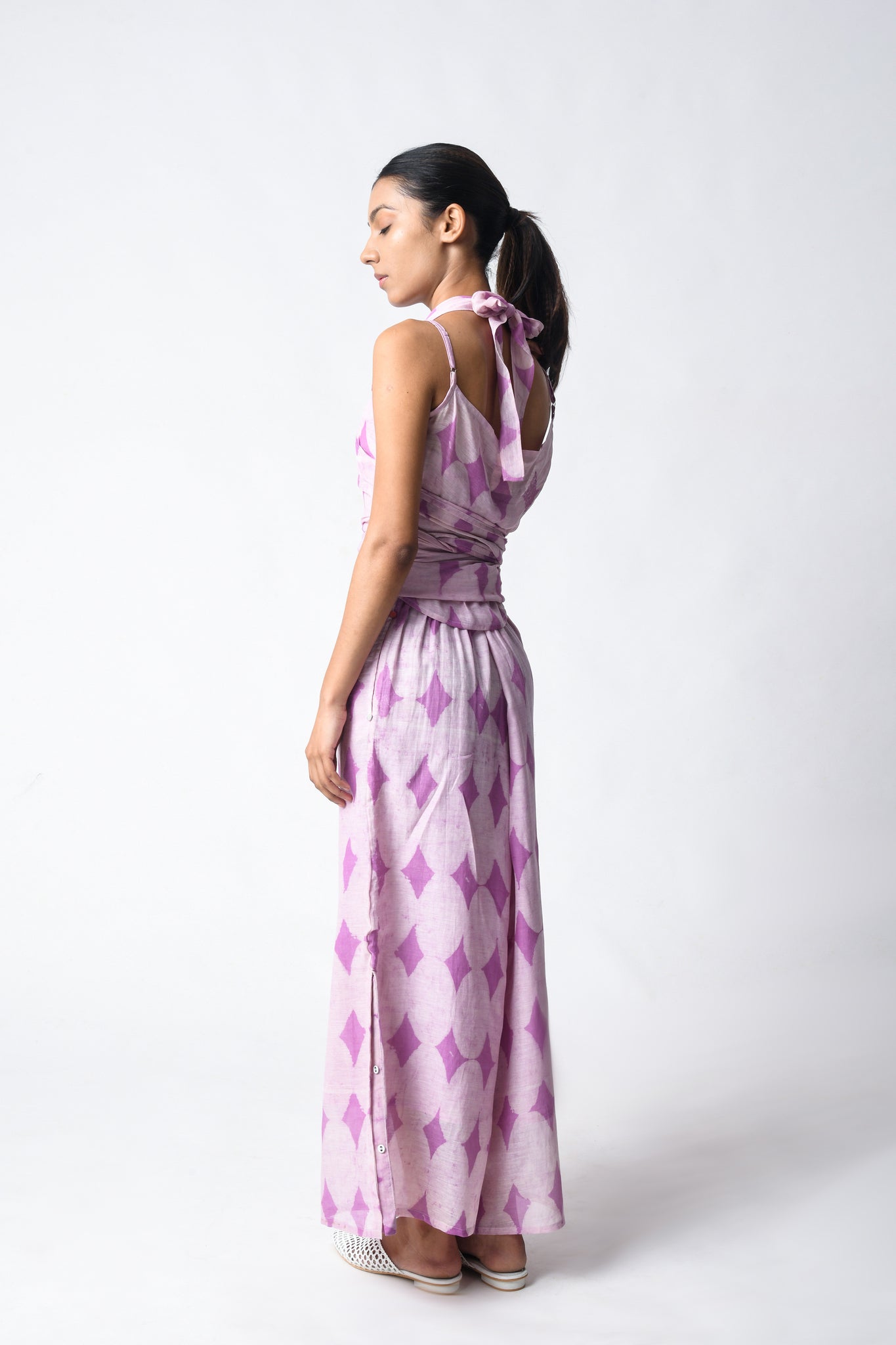 Waspie Coral Plum Set - CiceroniCo - ord SetJayati Goenka