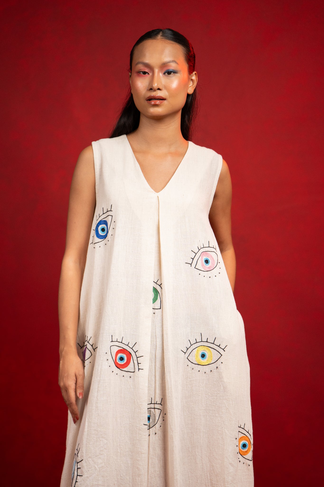 Watchful Eye Midi Dress - CiceroniDressesVarso