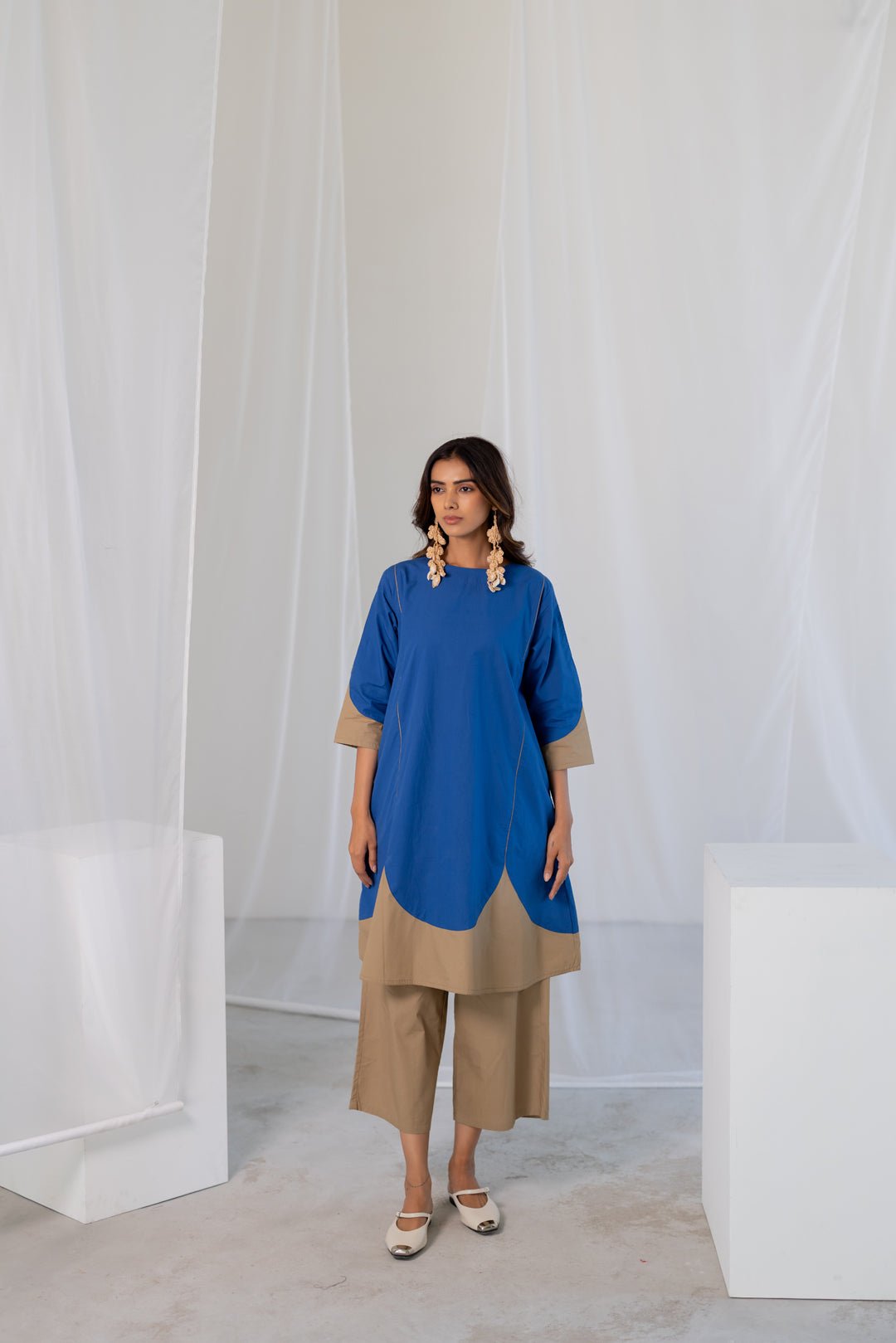 Water and Sand Co - ord Set - CiceroniKurta Set, Everyday WearSilai Studio