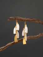White agate Dangler - CiceroniEarringsRumri