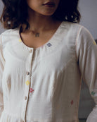 White Ambar Kali Co - ord Set - CiceroniCo - ord SetGulmohar Calcutta