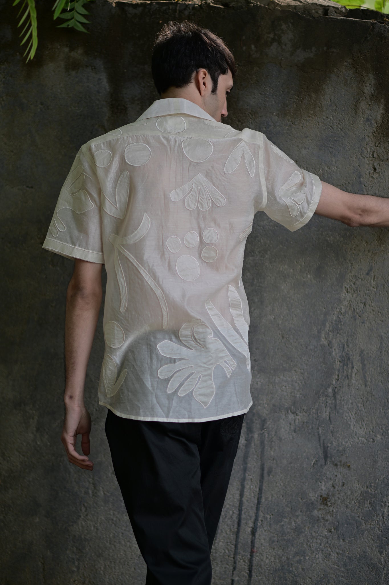 White Appliqué Shirt - CiceroniMen ShirtsRAAS Life